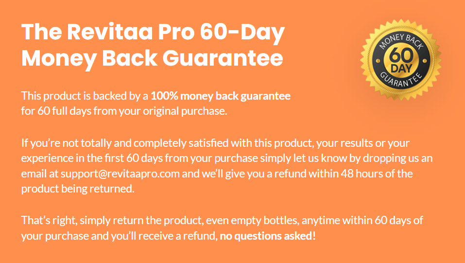 60 day money back guarantee