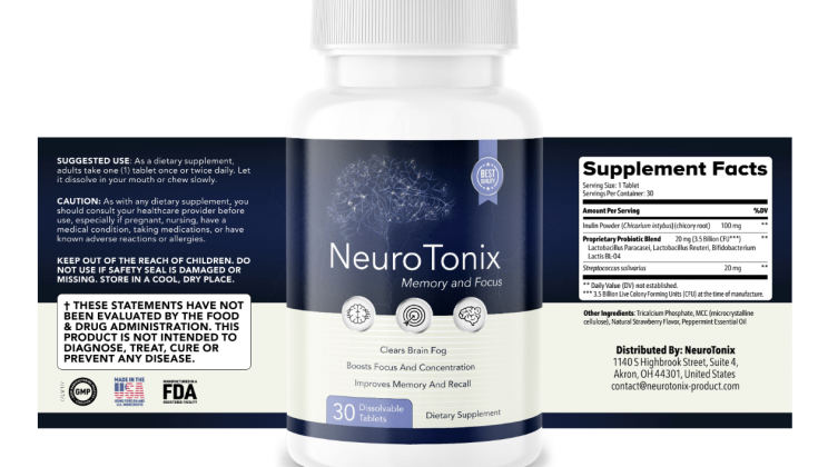 NeuroTonix- For Memory and Focus | 100% Natural!