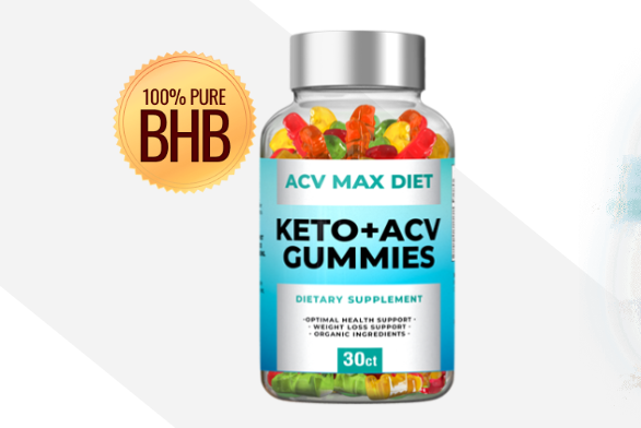 ACV Max Diet Keto+ACV Gummies- 100%BHB! 100% Natural!
