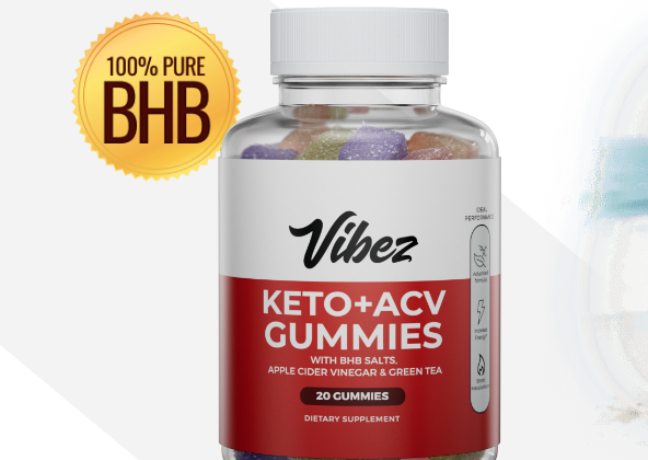 Vibez Keto + ACV Gummies- With BHB Salts, ACV & Green Tea!