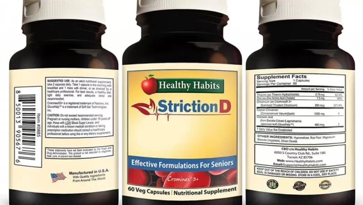 StrictionD is a blood sugar support supplement